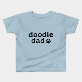 Doodle dad paw Kids T-Shirt